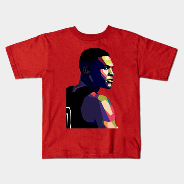 Russell Westbrook Kids T-Shirt by Creativedy Stuff